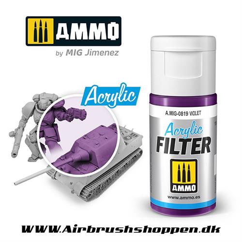  A.MIG 0819 Violet Akryl filter 15 ml